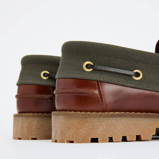 Re-Engineered Deck Boat Shoes - Mahogany