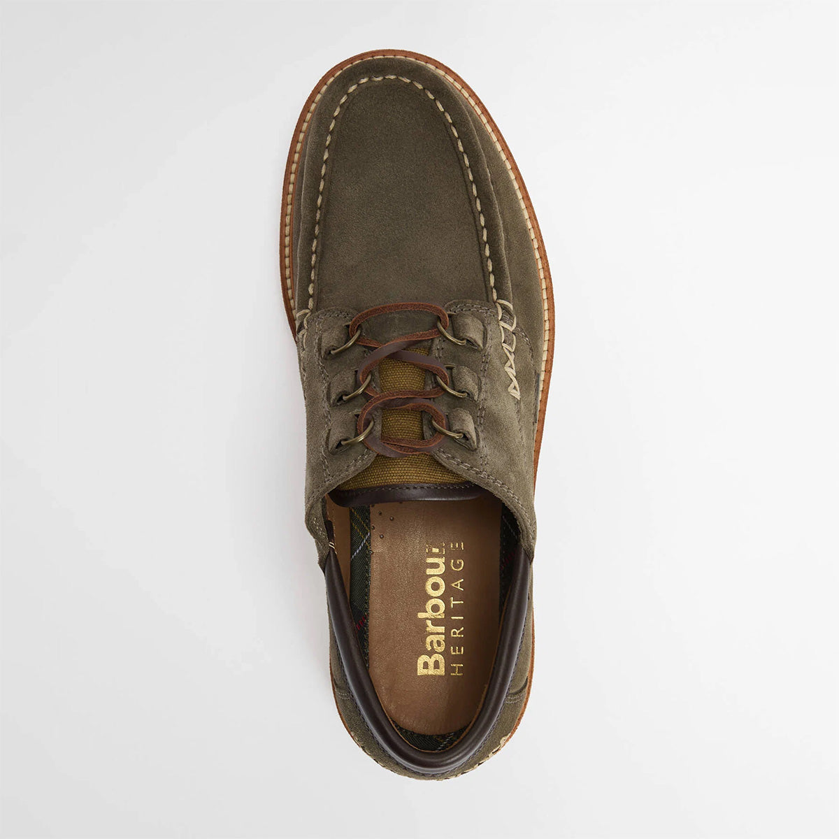 Murtun Moccasin Shoes - Moss Grey Suede