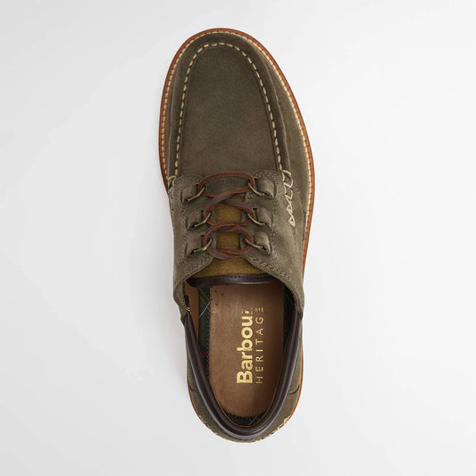 Murtun Moccasin Shoes - Moss Grey Suede