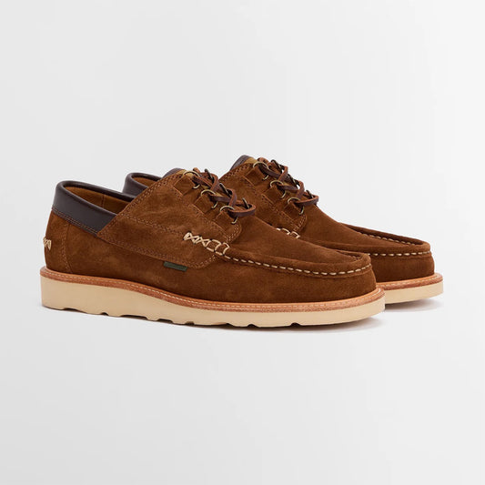 Murtun Moccasin Shoes - Light Tan Suede