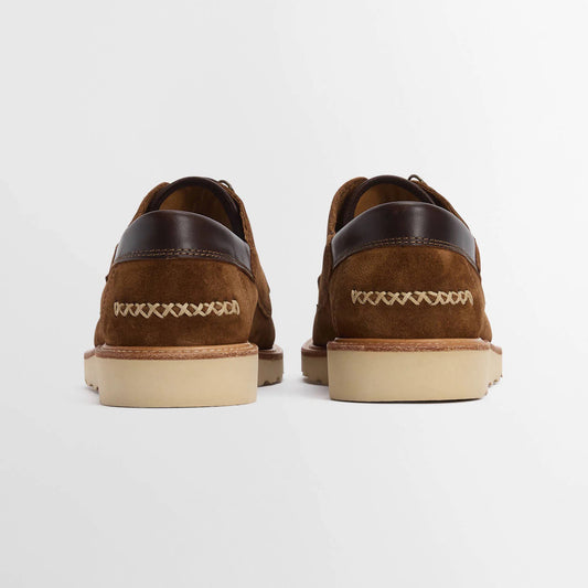 Murtun Moccasin Shoes - Light Tan Suede