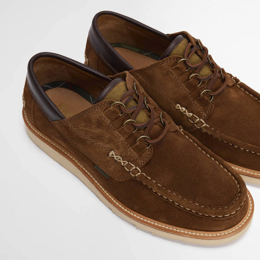 Murtun Moccasin Shoes - Light Tan Suede