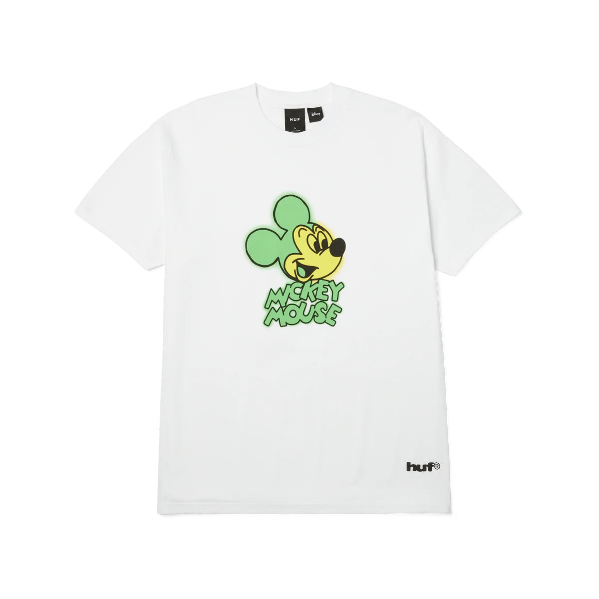 Disney x Huf - Mickey Spray SS Tee - White