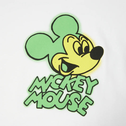 Disney x Huf - Mickey Spray SS Tee - White