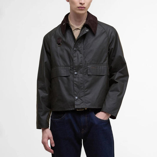 Spey Slim Waxed Jacket - Olive