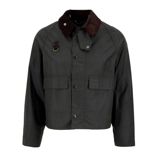 Spey Slim Waxed Jacket - Olive