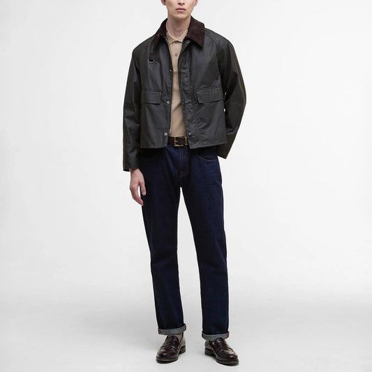Spey Slim Waxed Jacket - Olive