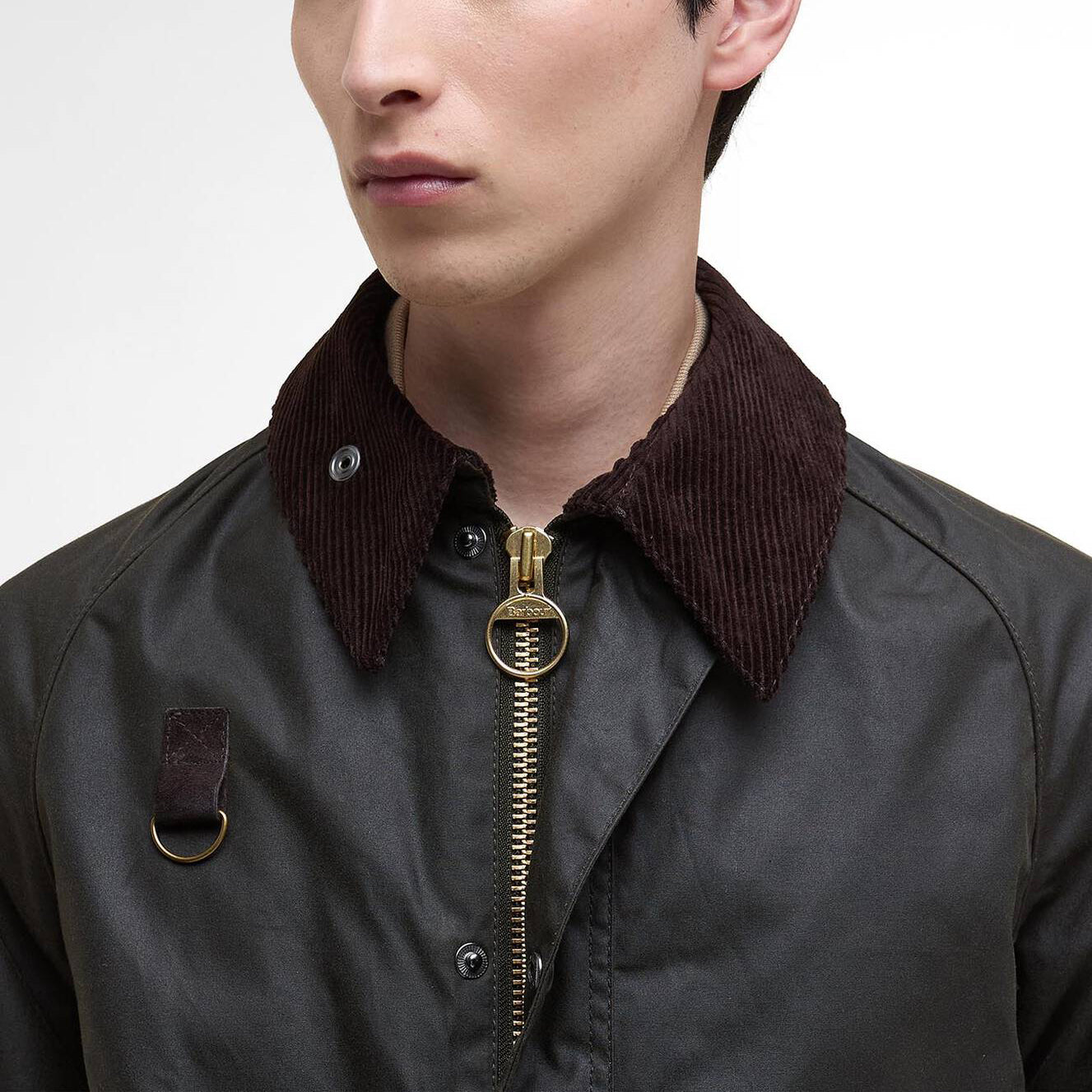 Spey Slim Waxed Jacket - Olive