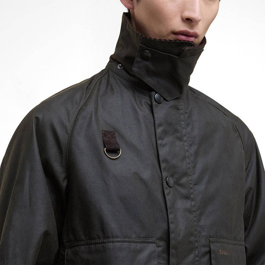 Spey Slim Waxed Jacket - Olive