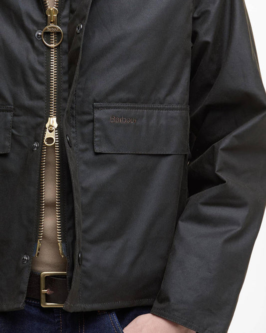 Spey Slim Waxed Jacket - Olive