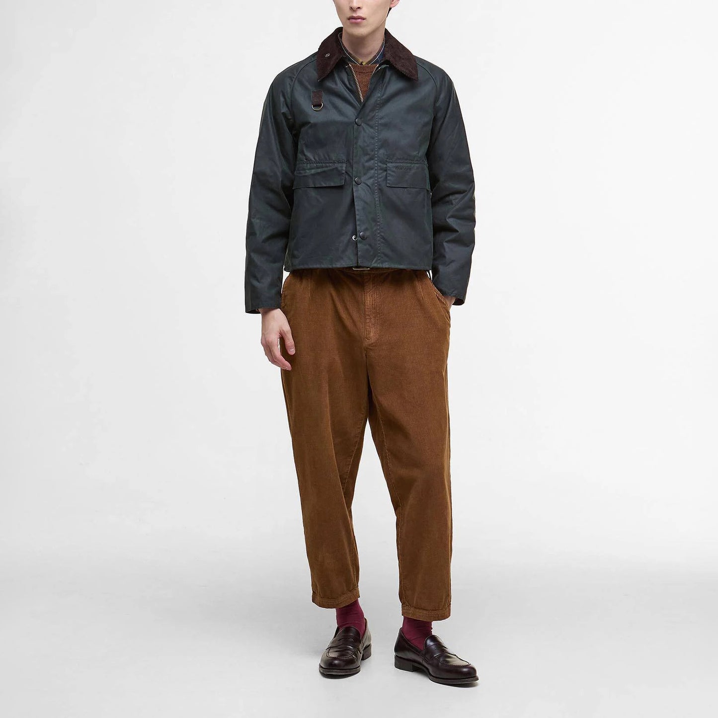 Spey Slim Waxed Jacket - Sage