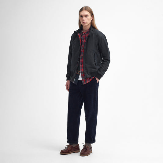 Barbour X Baracuta Porton Waxed Jacket  - Black
