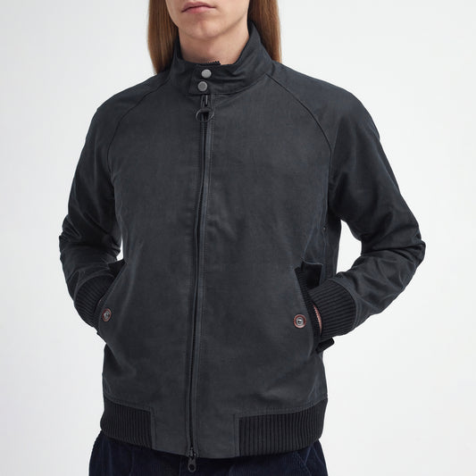 Barbour X Baracuta Porton Waxed Jacket  - Black