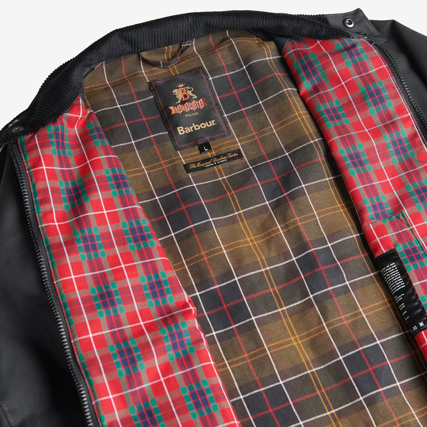 Barbour X Baracuta Porton Waxed Jacket  - Black