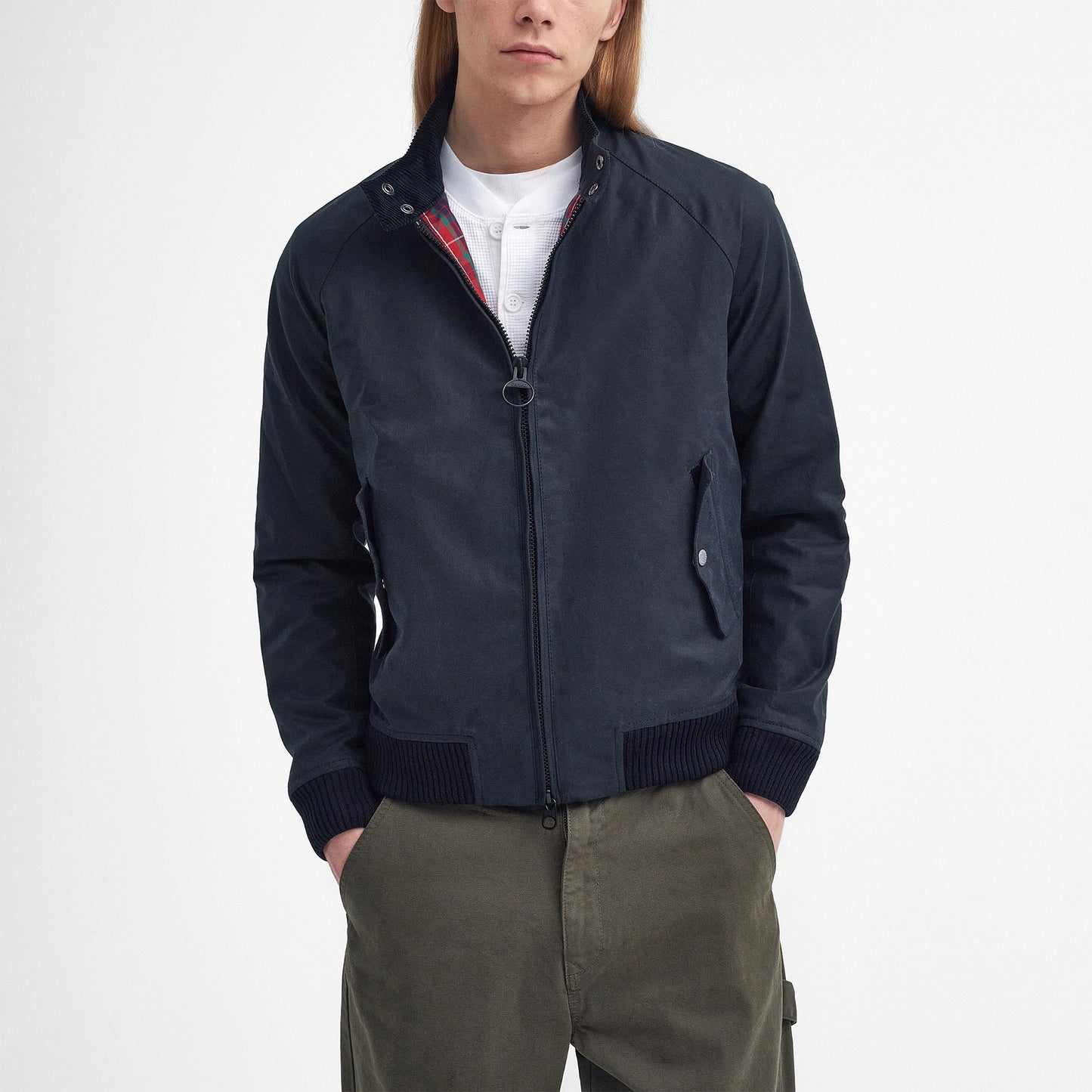 Barbour X Baracuta Porton Waxed Jacket  - Navy