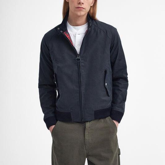 Barbour X Baracuta Porton Waxed Jacket  - Navy