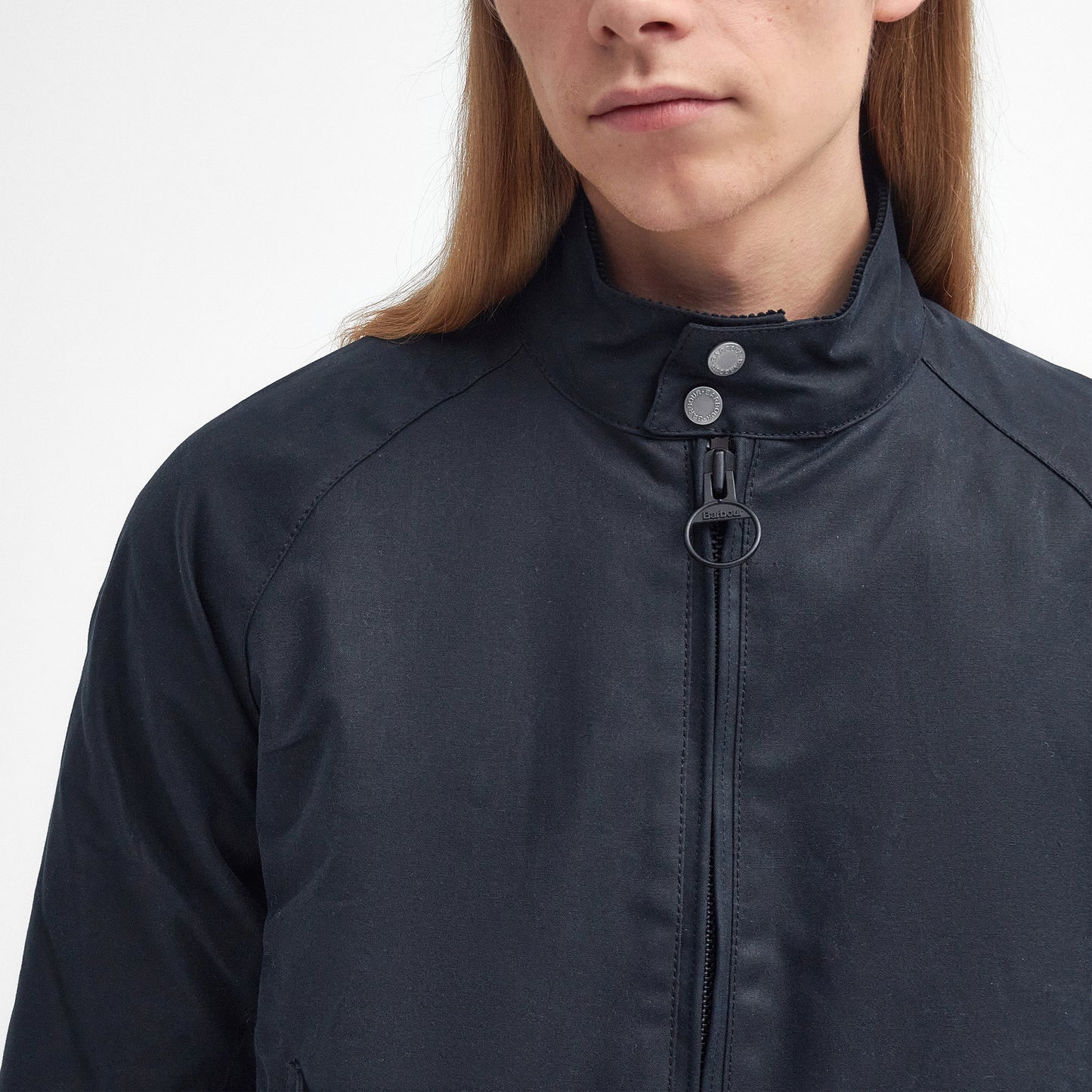 Barbour X Baracuta Porton Waxed Jacket  - Navy