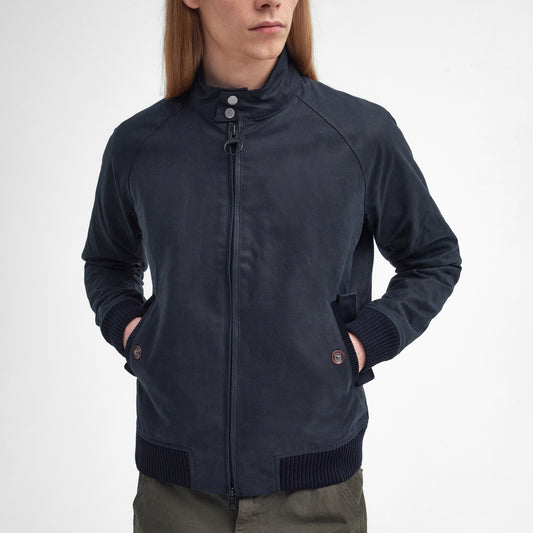 Barbour X Baracuta Porton Waxed Jacket  - Navy