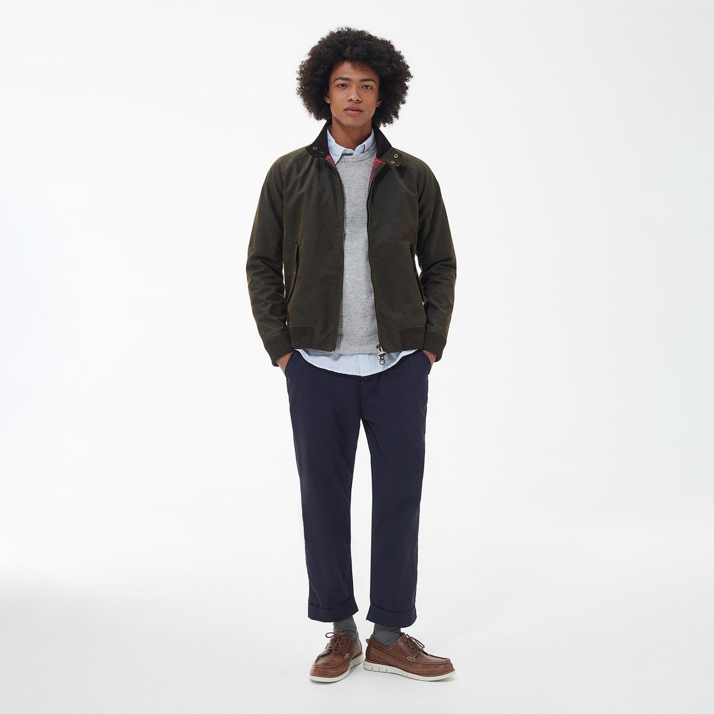 Barbour X Baracuta Porton Waxed Jacket  - Olive