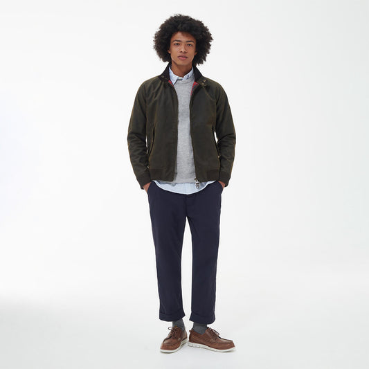 Barbour X Baracuta Porton Waxed Jacket  - Olive