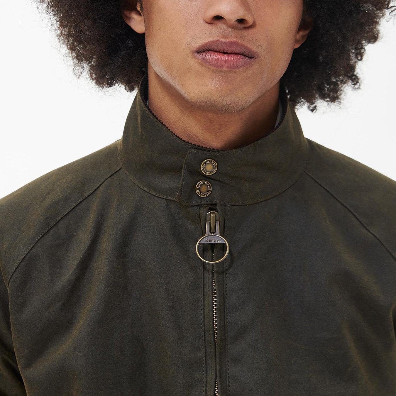 Barbour X Baracuta Porton Waxed Jacket  - Olive