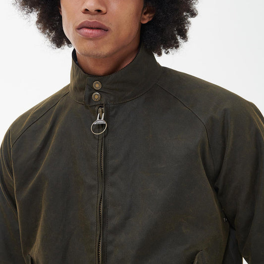 Barbour X Baracuta Porton Waxed Jacket  - Olive