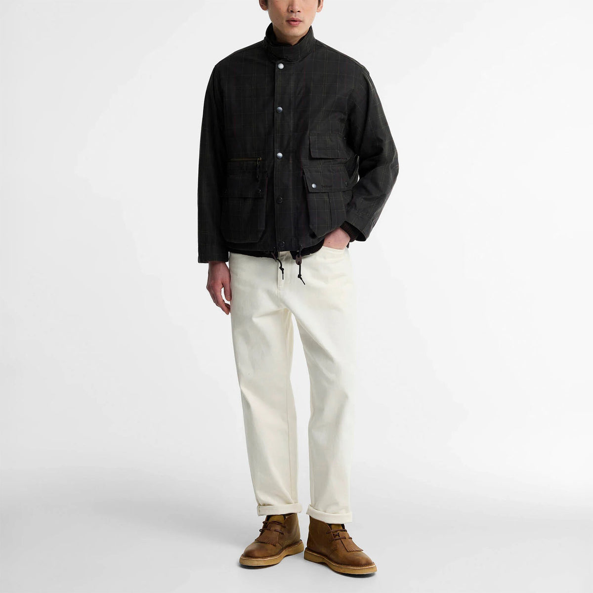 Modified Tartan Ursula Waxed Jacket - Classic Tartan