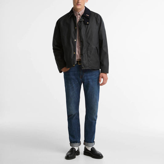 Icons Transport Waxed Jacket - Navy
