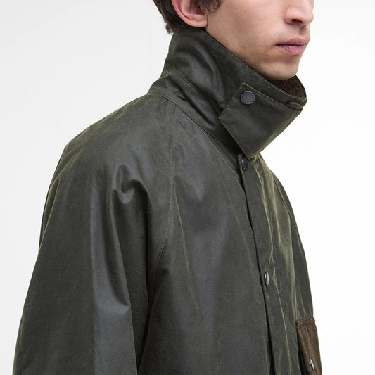 Modified Solway Waxed Jacket - Olive