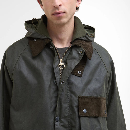 Modified Solway Waxed Jacket - Olive