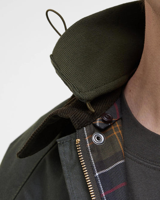 Modified Solway Waxed Jacket - Olive