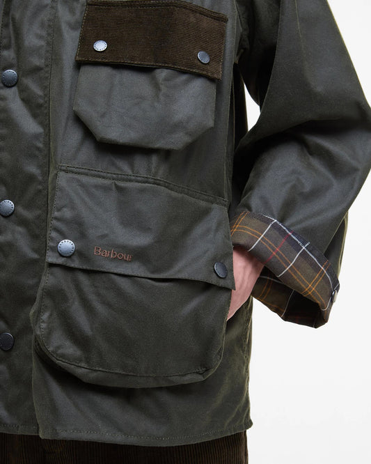 Modified Solway Waxed Jacket - Olive