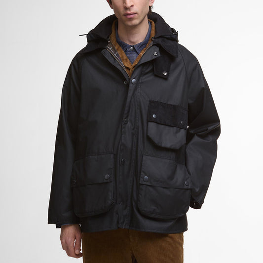 Modified Solway Waxed Jacket - Black
