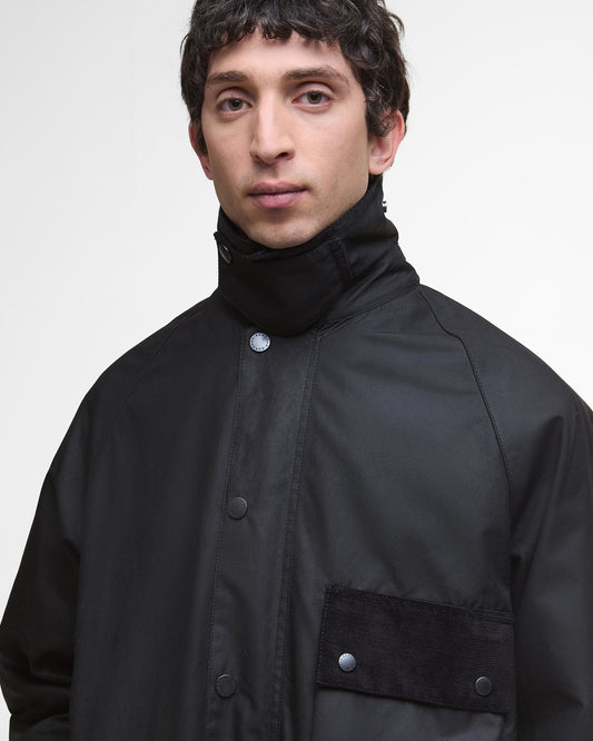 Modified Solway Waxed Jacket - Black