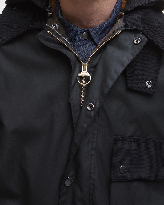 Modified Solway Waxed Jacket - Black