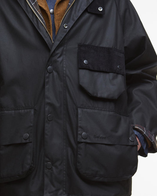 Modified Solway Waxed Jacket - Black