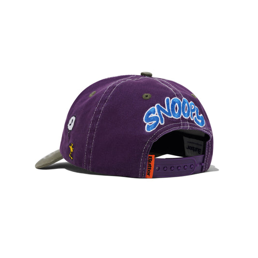 Peanuts Music Snapback Cap - Washed Purple / Fern