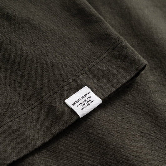 Elmelunde Soft Compact Cotton T-Shirt - Beech Green