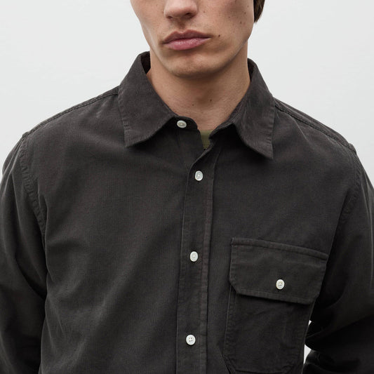 Kongshoved Relaxed Micro Cord Shirt - Beluga