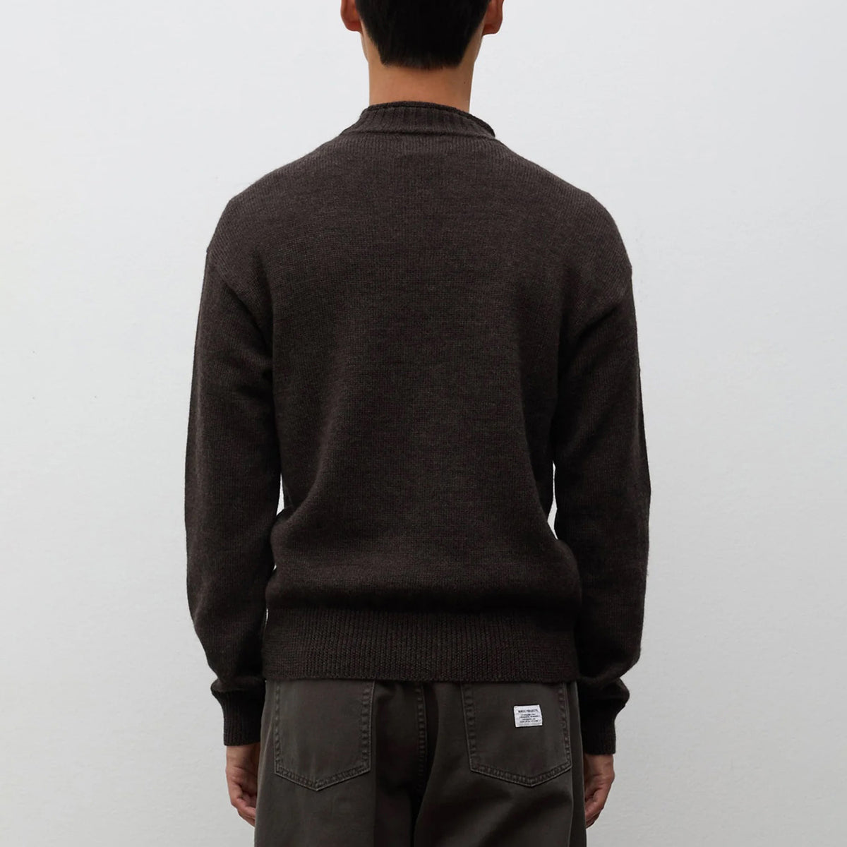 Sagvatnet Wool Roll Neck Sweater - Delicioso Brown