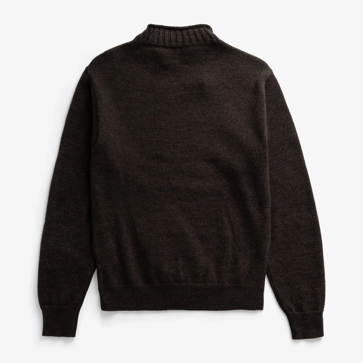 Sagvatnet Wool Roll Neck Sweater - Delicioso Brown