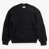 Hirtshals Tech Merino Waffle Crewneck - Charcoal Melange