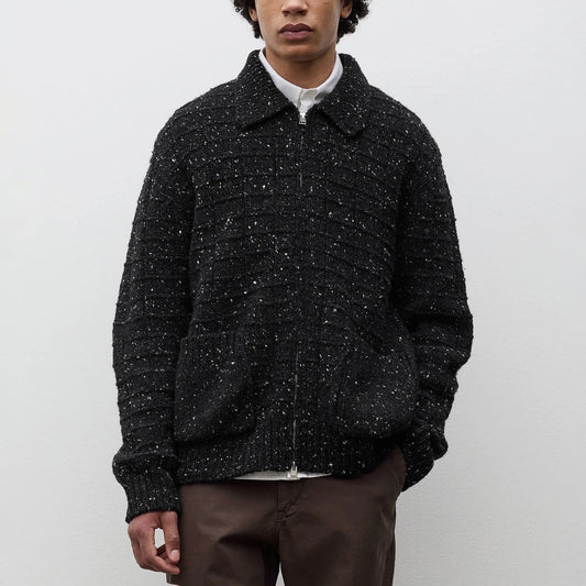 Aldrup Donegal Square Jacket - Charcoal Melange