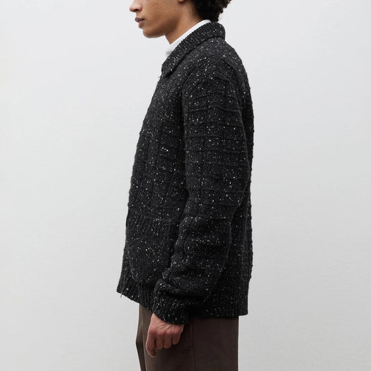 Aldrup Donegal Square Jacket - Charcoal Melange