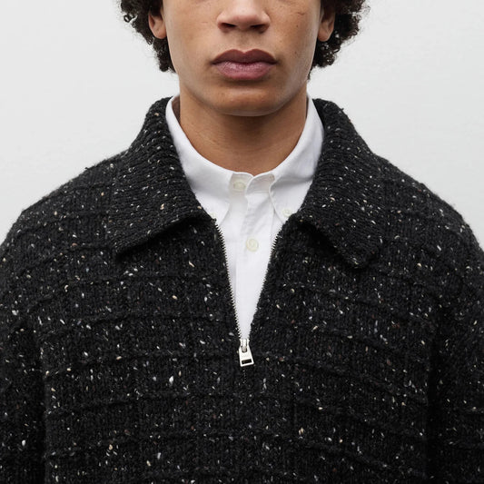 Aldrup Donegal Square Jacket - Charcoal Melange
