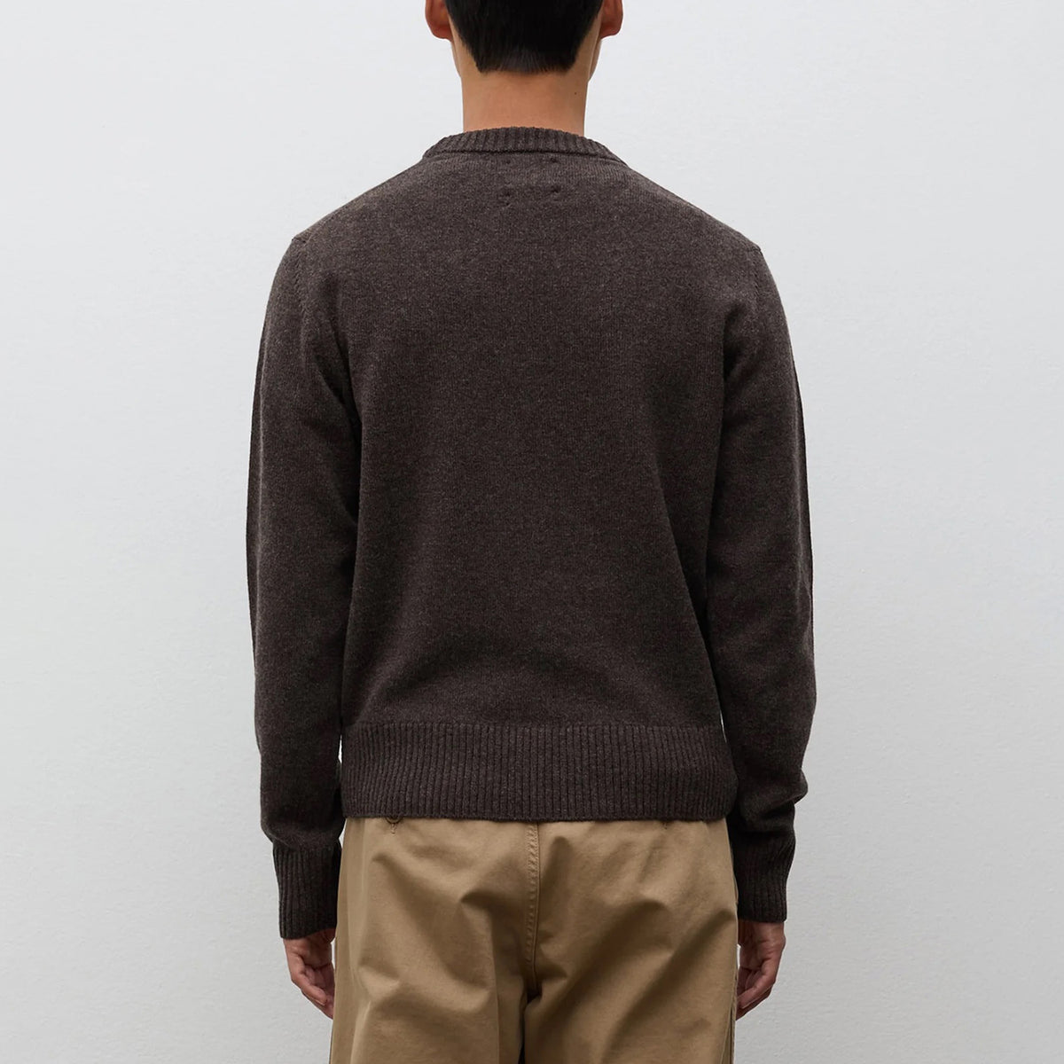 Stensmark Merino Lambswool Sweater - Heathland Brown