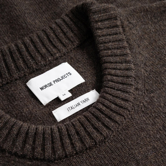 Stensmark Merino Lambswool Sweater - Heathland Brown