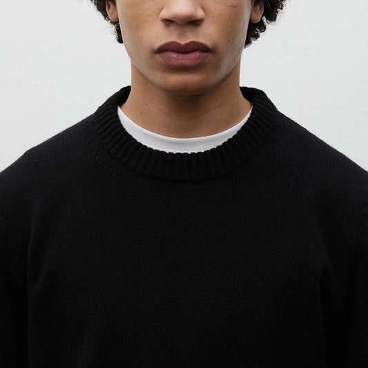 Stensmark Merino Lambswool Sweater - Black