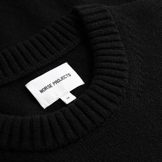 Stensmark Merino Lambswool Sweater - Black
