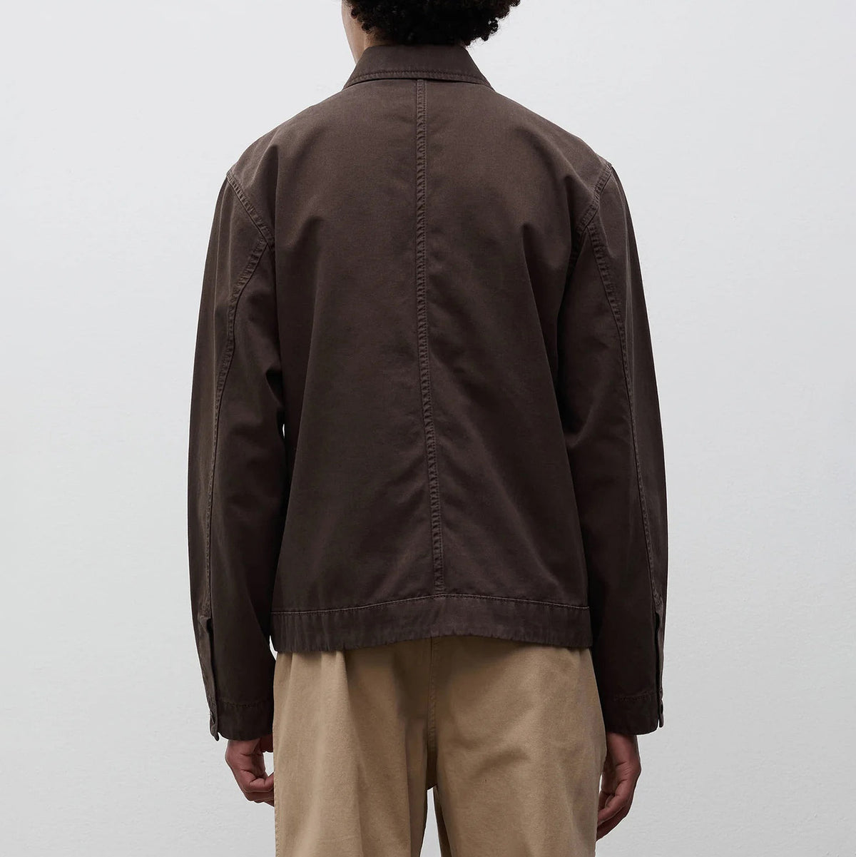 Arresskov Broken Twill Overshirt - Delicioso Brown